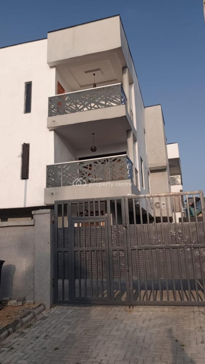 Brand New 4 Bedroom Terrace House with Bq, Bode Ajakaiye, Alpha Beach, Atlantic View Estate, Igbo Efon, Lekki, Lagos, Terraced Duplex for Rent