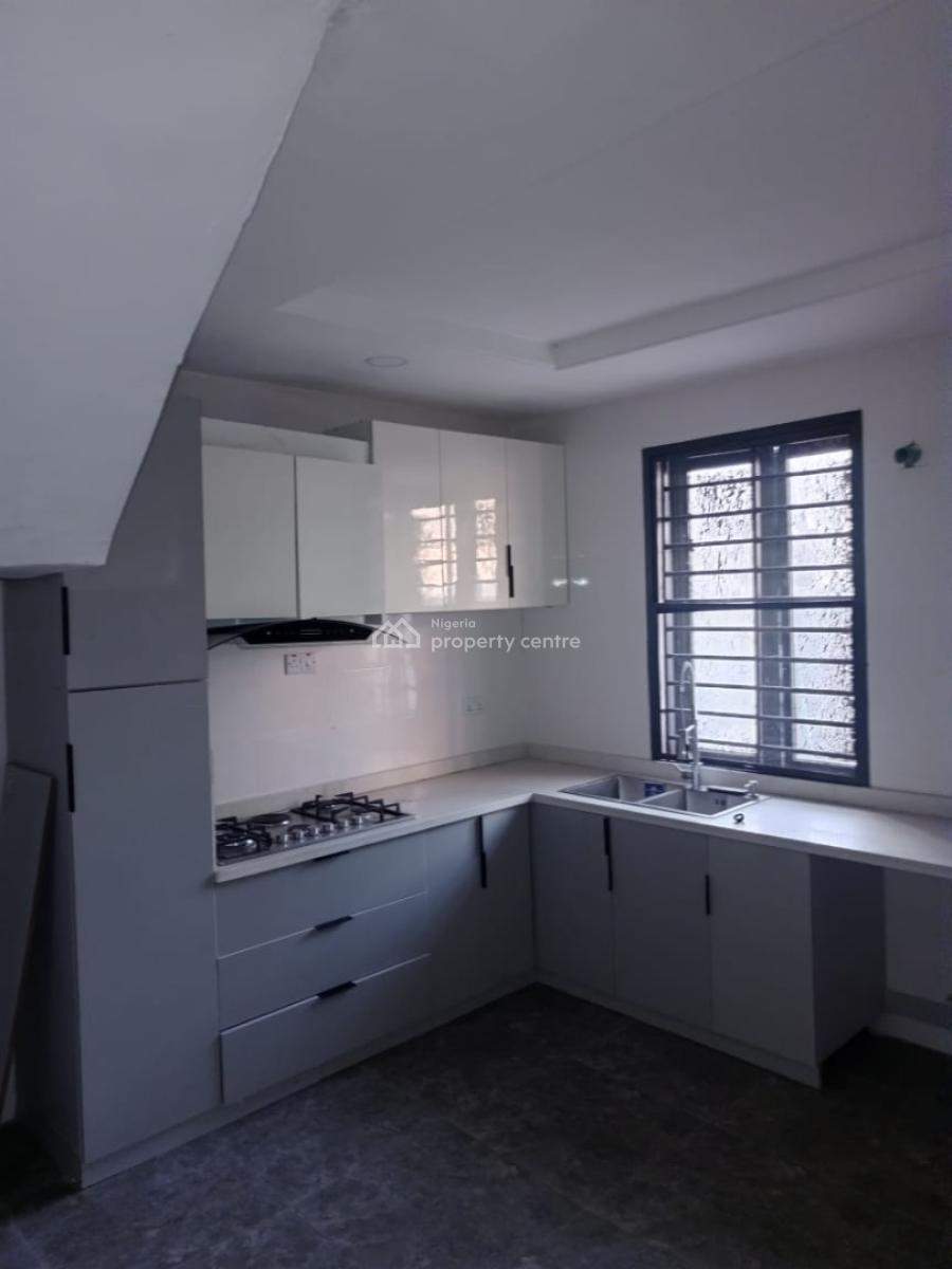Brand New 4 Bedroom Terrace House with Bq, Bode Ajakaiye, Alpha Beach, Atlantic View Estate, Igbo Efon, Lekki, Lagos, Terraced Duplex for Rent
