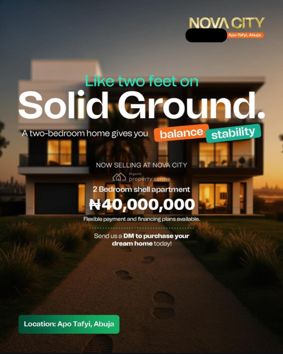 Affordable Luxury Shell Homes, Nova City Estate, Apo, Abuja, Block of Flats for Sale