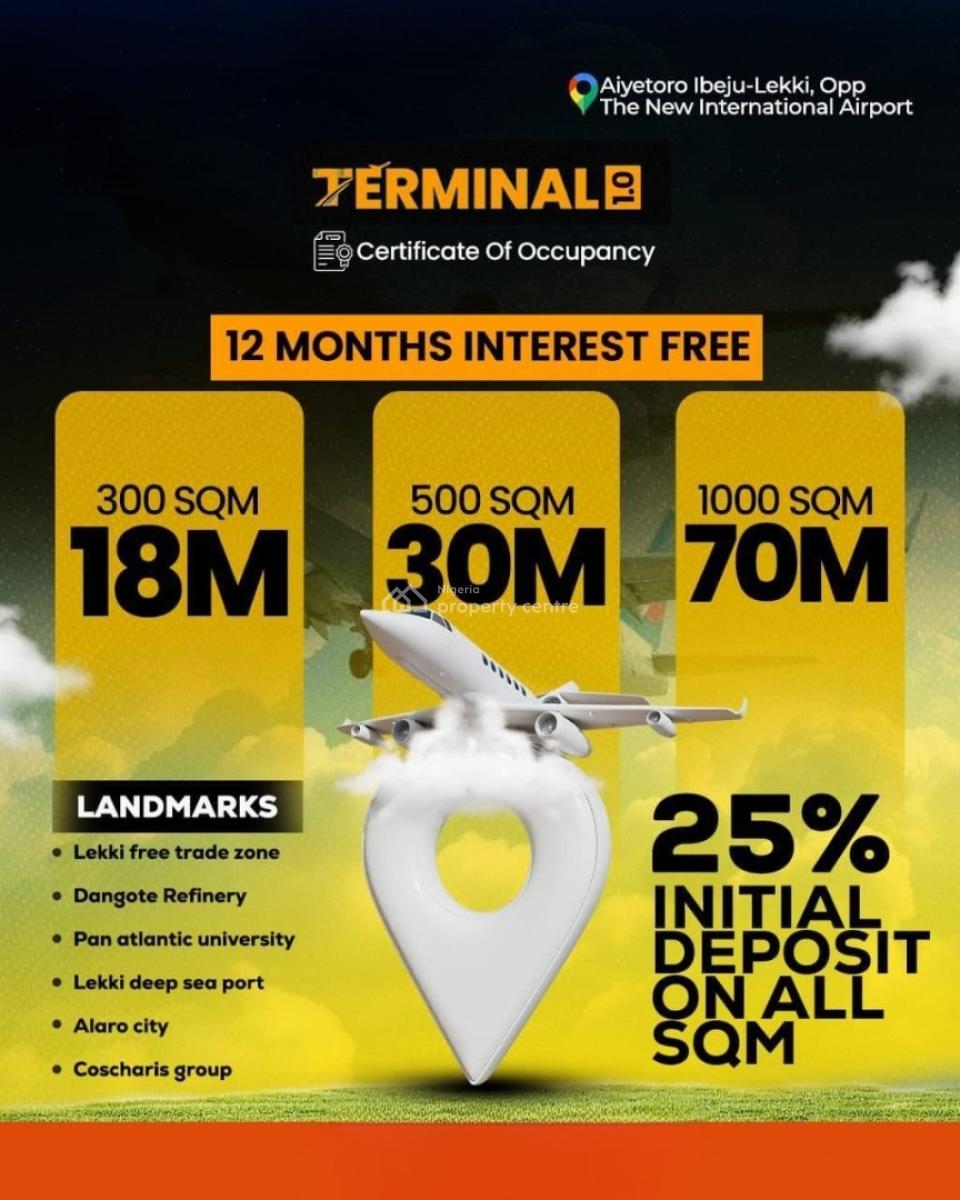 Plots of Land, Terminal 1.0 Estate / Aiyetoro, Ibeju Lekki, Lagos, Mixed-use Land for Sale