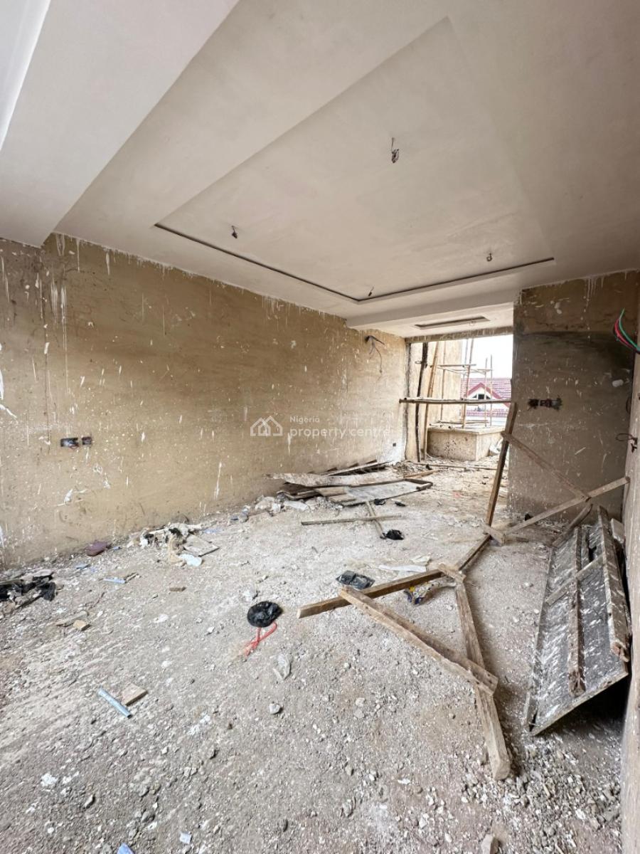 Fully Automated Luxury 4 Bedrooms Terrace with a Private Garage and Bq, Yaba, Lagos, Terraced Duplex for Sale