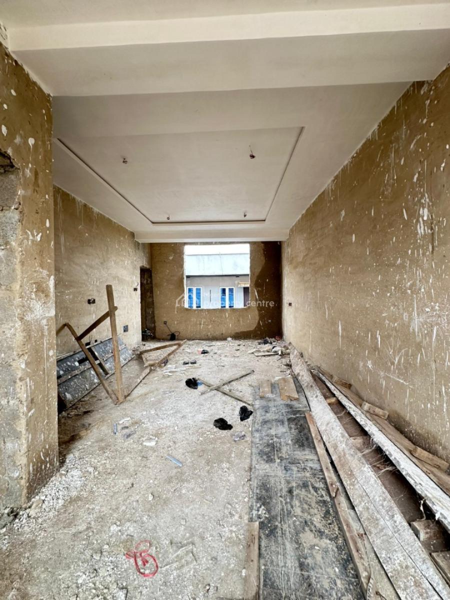 Fully Automated Luxury 4 Bedrooms Terrace with a Private Garage and Bq, Yaba, Lagos, Terraced Duplex for Sale