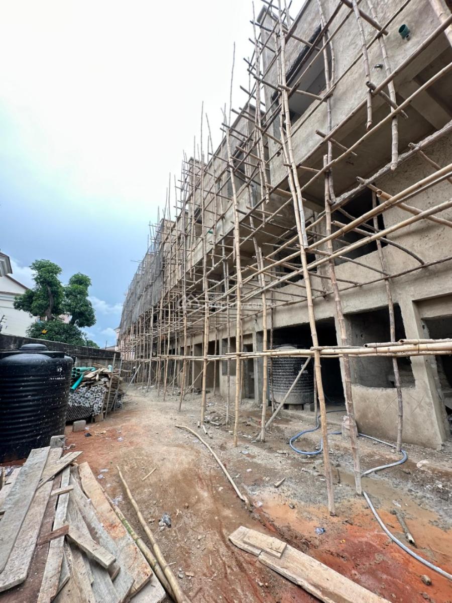 Fully Automated Luxury 4 Bedrooms Terrace with a Private Garage and Bq, Yaba, Lagos, Terraced Duplex for Sale