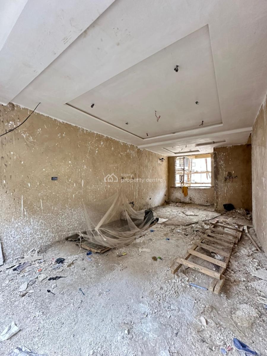 Fully Automated Luxury 4 Bedrooms Terrace with a Private Garage and Bq, Yaba, Lagos, Terraced Duplex for Sale