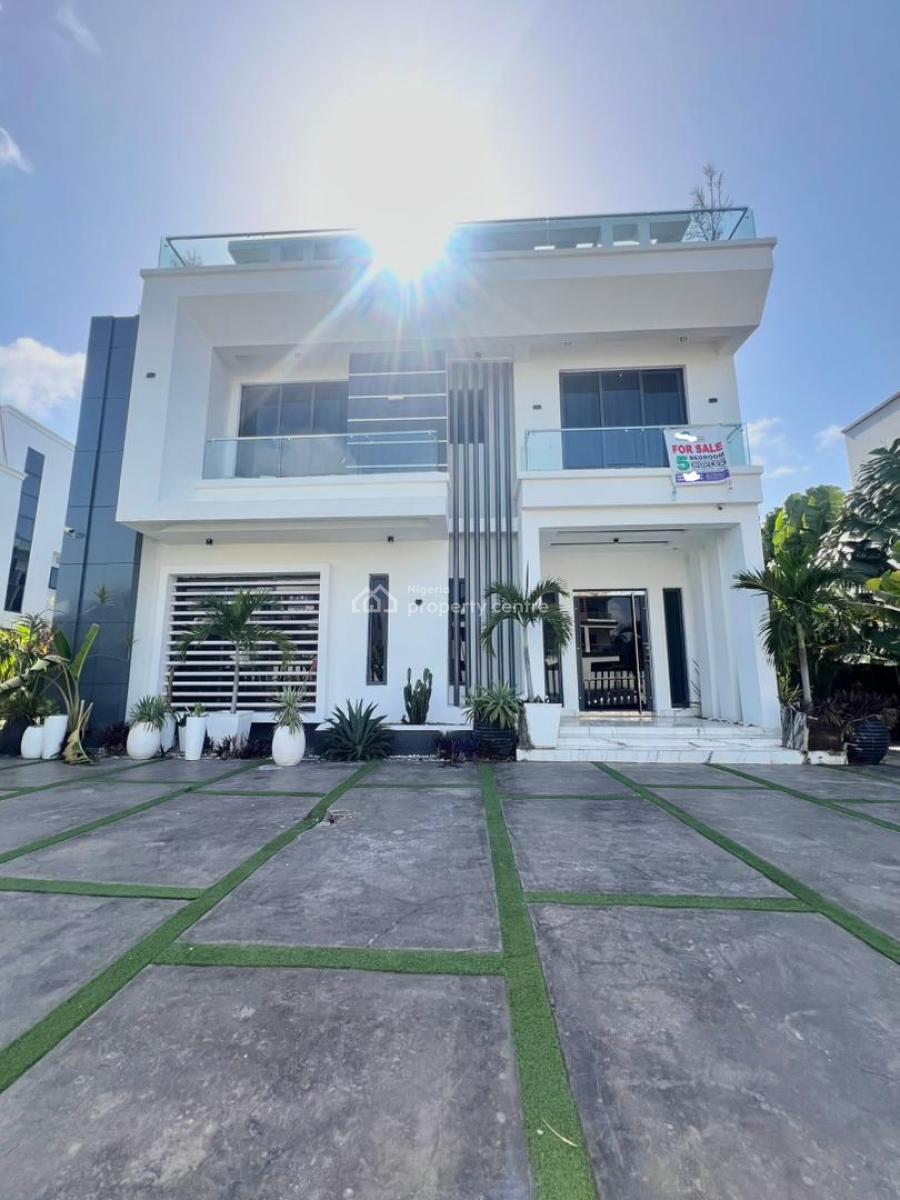 Spacious 5 Bedrooms Fully Detached House, Osapa, Lekki, Lagos, Detached Duplex for Sale