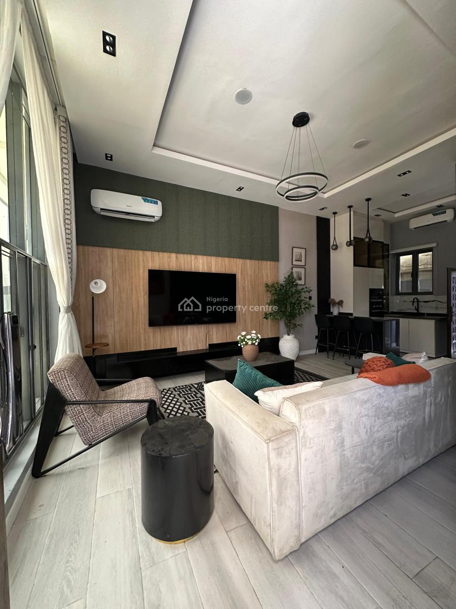 Luxury Fully Furnished 4 Bedroom Terrace with Bq and Open Rooftop, Ikate, Lekki, Lagos, Terraced Duplex for Sale