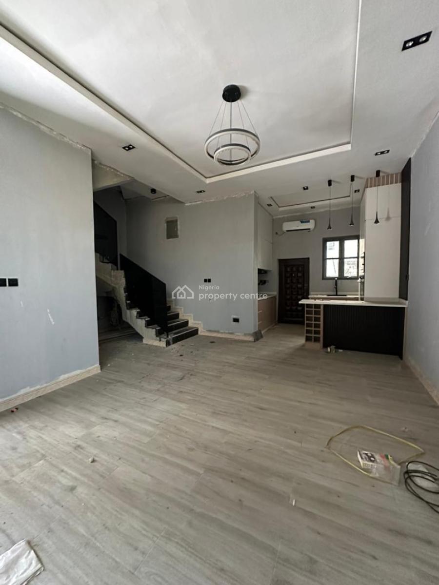 Luxury Newly Built 4 Bedroom Terrace with Bq and Open Rooftop, Ikate, Lekki, Lagos, Terraced Duplex for Sale
