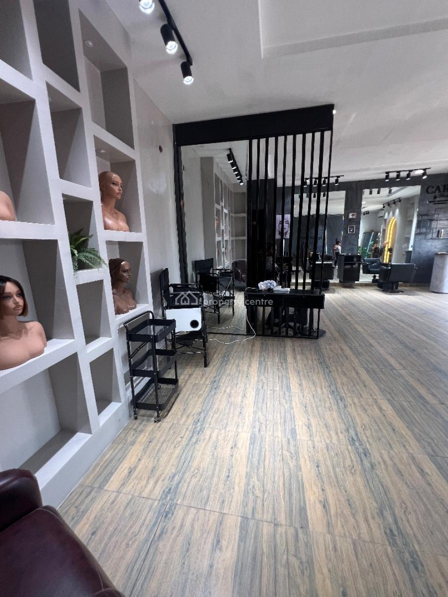 60sqm Saloon Space on a Busy Road at Lekki Phase 1, Off Bisola Durosinmi Etti Drive Lekki Phase 1, Lekki Phase 1, Lekki, Lagos, Shop for Rent