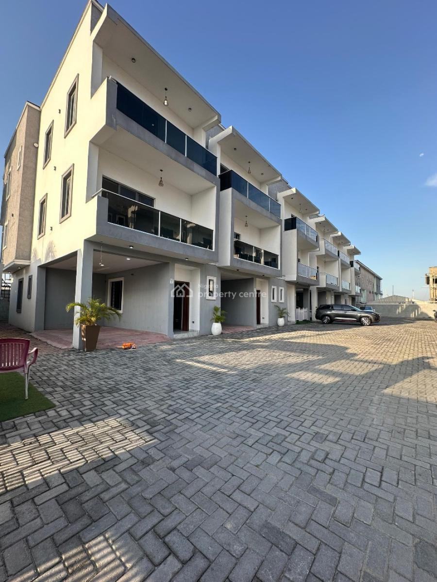 Contemporary 4 Bed Terrace with a Bq in a Secure and Serene Environmen, Ikate, Lekki, Lagos, Terraced Duplex for Sale