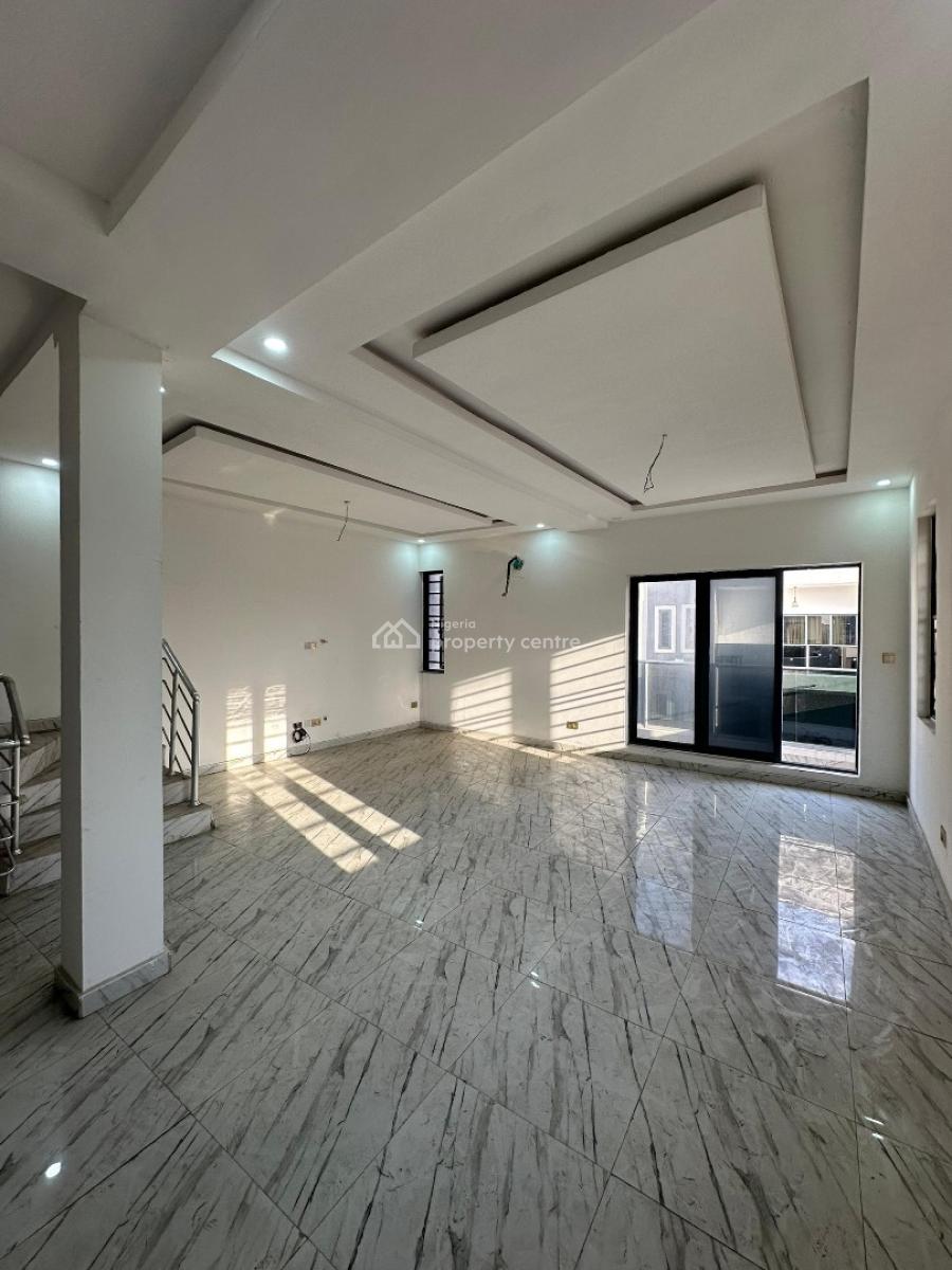 Contemporary 4 Bed Terrace with a Bq in a Secure and Serene Environmen, Ikate, Lekki, Lagos, Terraced Duplex for Sale