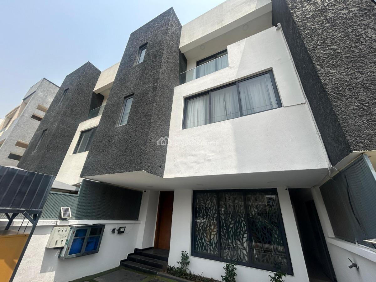 Luxury Furnished 4 Bedroom Semi Detached with Bq,self Compound, Victoria Island (vi), Lagos, Semi-detached Duplex for Rent