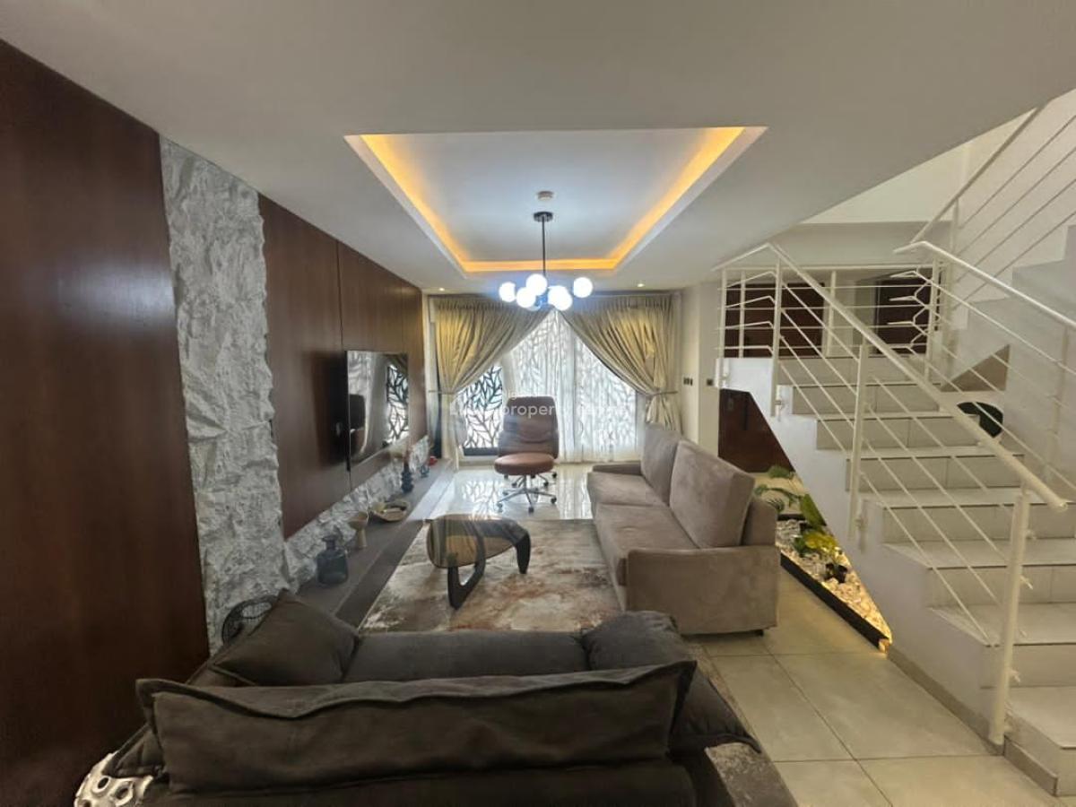 Luxury Furnished 4 Bedroom Semi Detached with Bq,self Compound, Victoria Island (vi), Lagos, Semi-detached Duplex for Rent