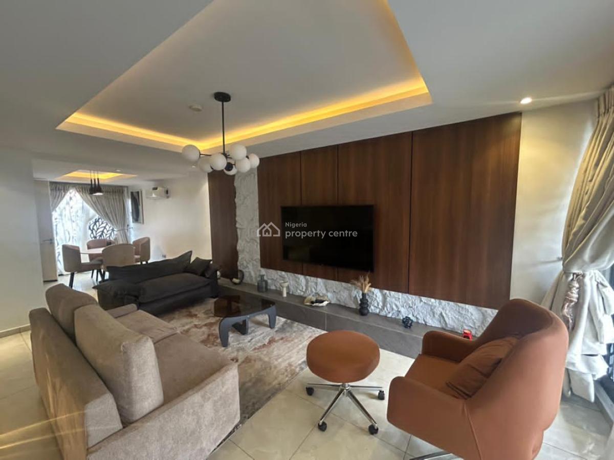 Luxury Furnished 4 Bedroom Semi Detached with Bq,self Compound, Victoria Island (vi), Lagos, Semi-detached Duplex for Rent