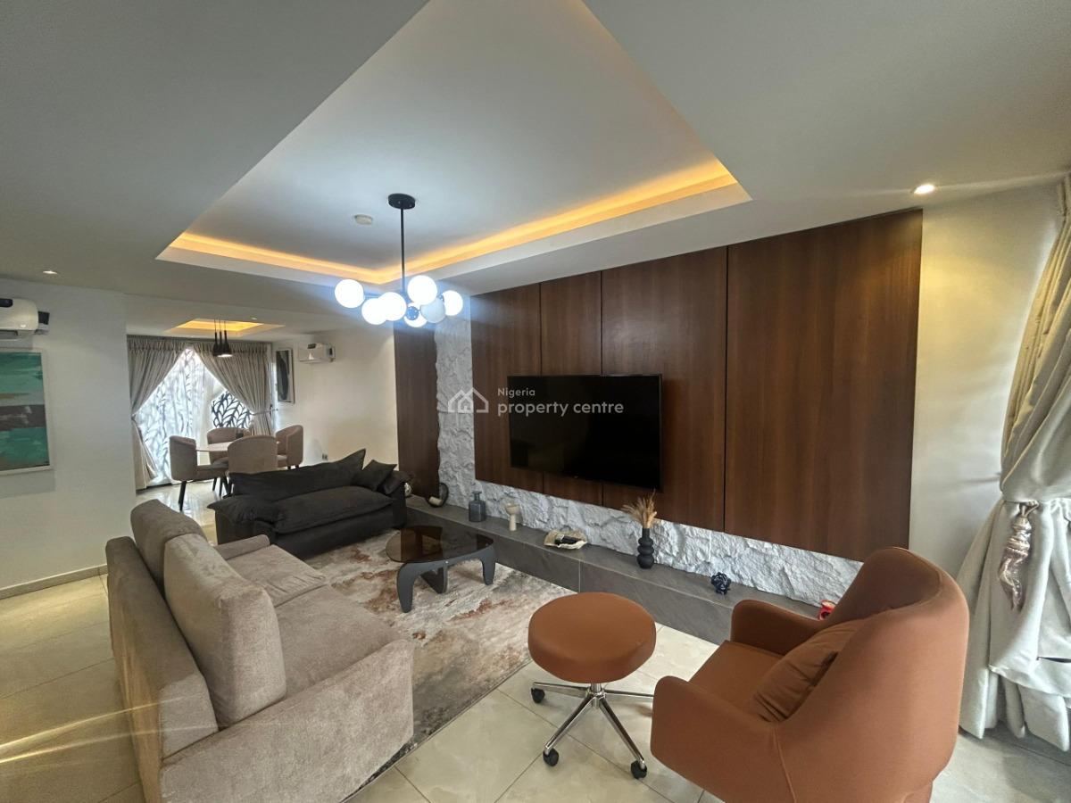 Luxury Furnished 4 Bedroom Semi Detached with Bq,self Compound, Victoria Island (vi), Lagos, Semi-detached Duplex for Rent