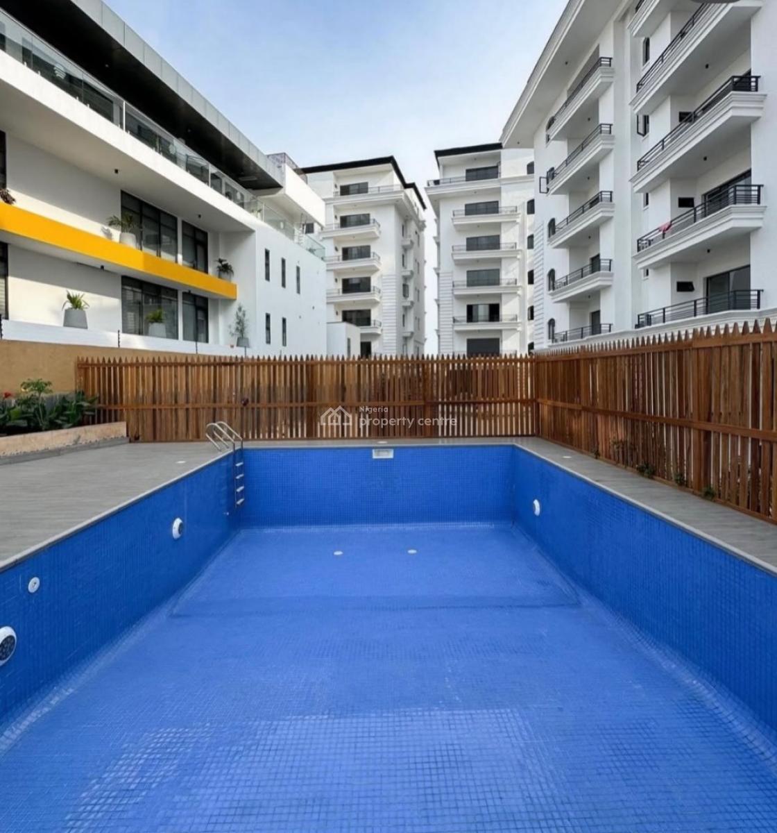 Fully Serviced 2 Bedroom Spacious Apartment with Swimming Pool, Lekki Phase 1, Lekki Phase 1, Lekki, Lagos, Flat / Apartment for Rent