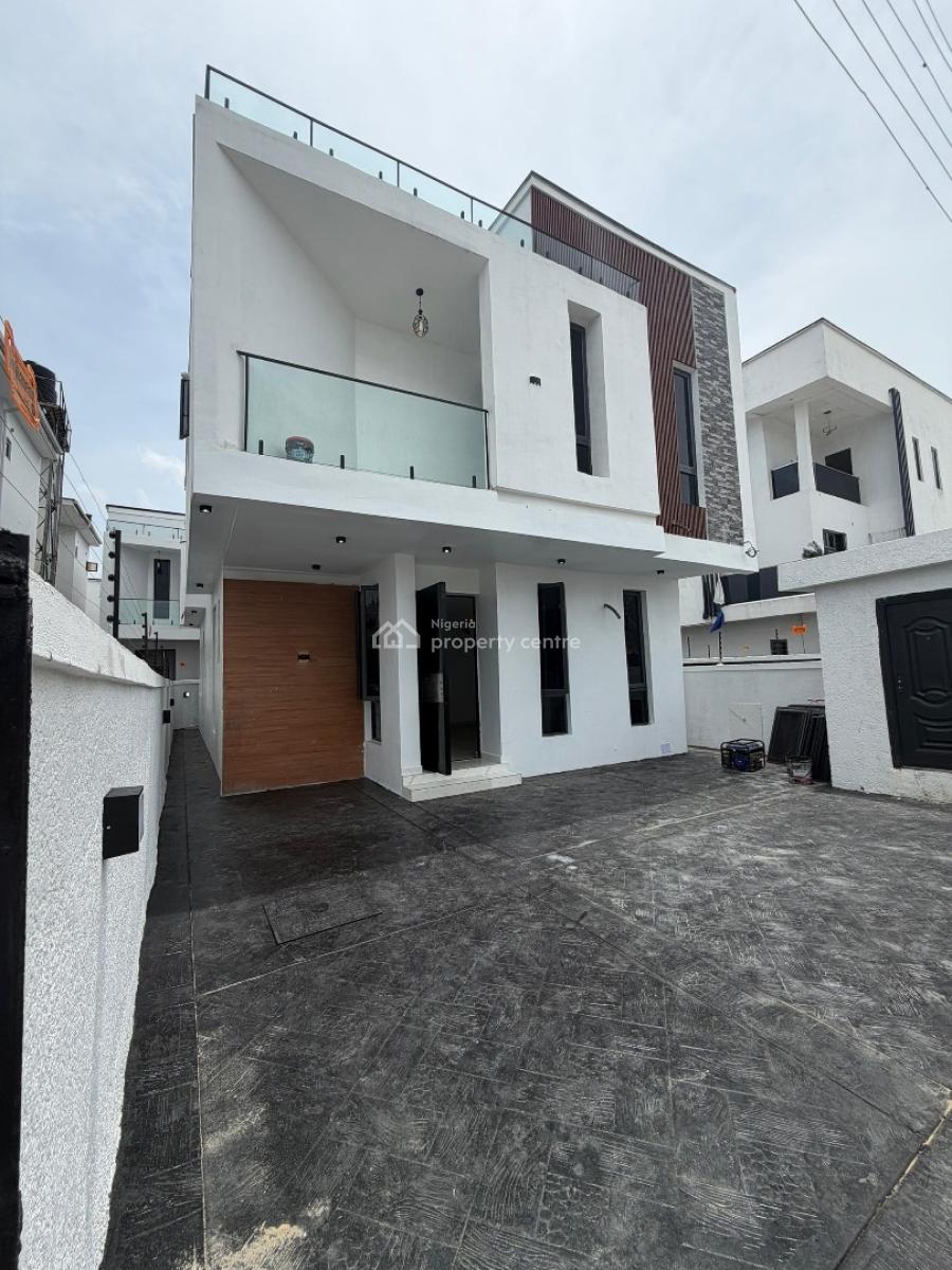 Luxury 4 Bedroom Fully Detached Duplex with Bq & Modern Finishes, Ikota, Lekki, Lagos, Detached Duplex for Sale