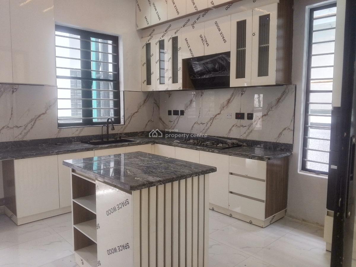 Well Built 5 Bedroom Fully Detached House with a Room Bq and a Pool, Ikota Villa Estate, Ikota, Lekki, Lagos, Detached Duplex for Sale
