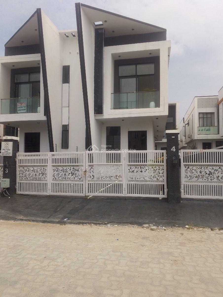 Brand New 4 Bedroom Semi Detached House with a Room Bq, Ikota Villa, Ikota, Lekki, Lagos, Semi-detached Duplex for Sale