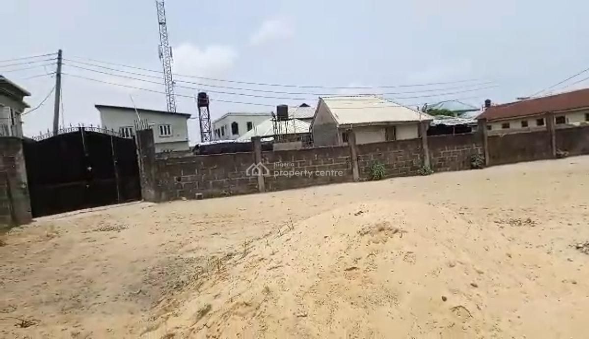 Land Measured at 600sqm with 2units of Mini Flat, Ogombo Ajah, Ajah, Lagos, Residential Land for Sale