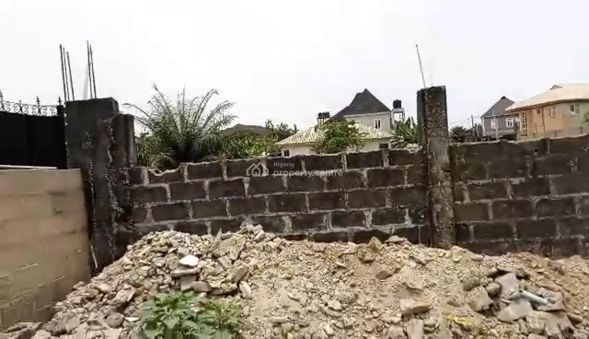 Land Measured at 600sqm with 2units of Mini Flat, Ogombo Ajah, Ajah, Lagos, Residential Land for Sale