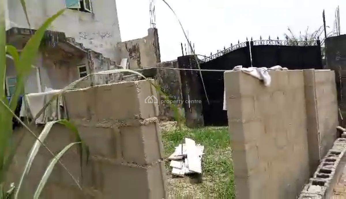 Land Measured at 600sqm with 2units of Mini Flat, Ogombo Ajah, Ajah, Lagos, Residential Land for Sale