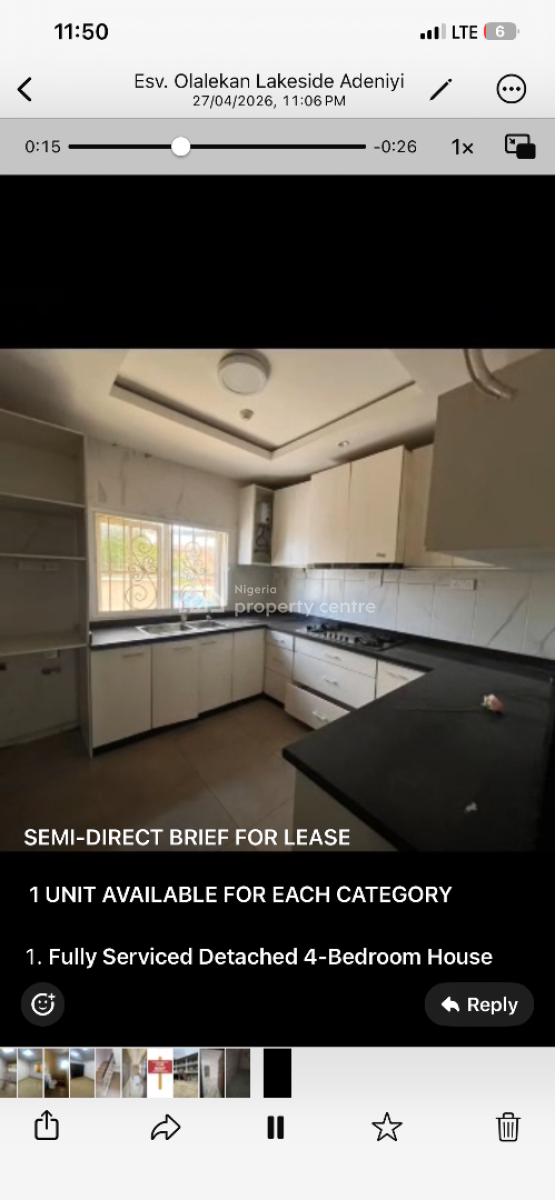 Premium 8-unit 3 Bedroom Apartments for Single Tenant, Lekki Right (close to U3 Estate), Lekki, Lagos, House for Rent