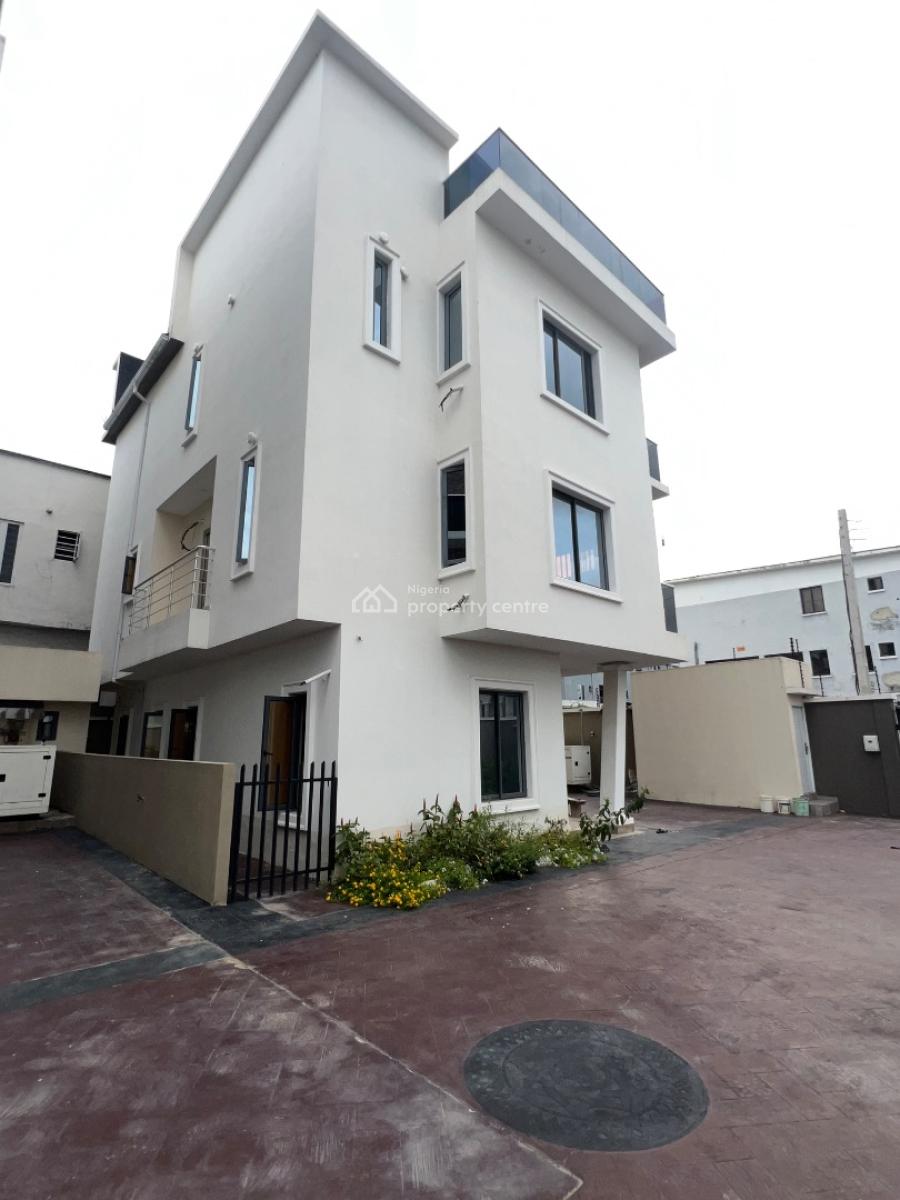 Four Bedrooms Detached Duplex with Open Roof, Off Chevron Drive, Lekki Phase 1, Lekki, Lagos, Detached Duplex for Sale