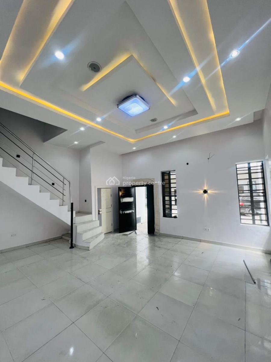 4 Bedroom Terrace Duplex in a Secure Estate, Calypso Court, Lekki Palm City Estate, Ajah, Lekki Lagos, Ajah, Lagos, Terraced Duplex for Rent