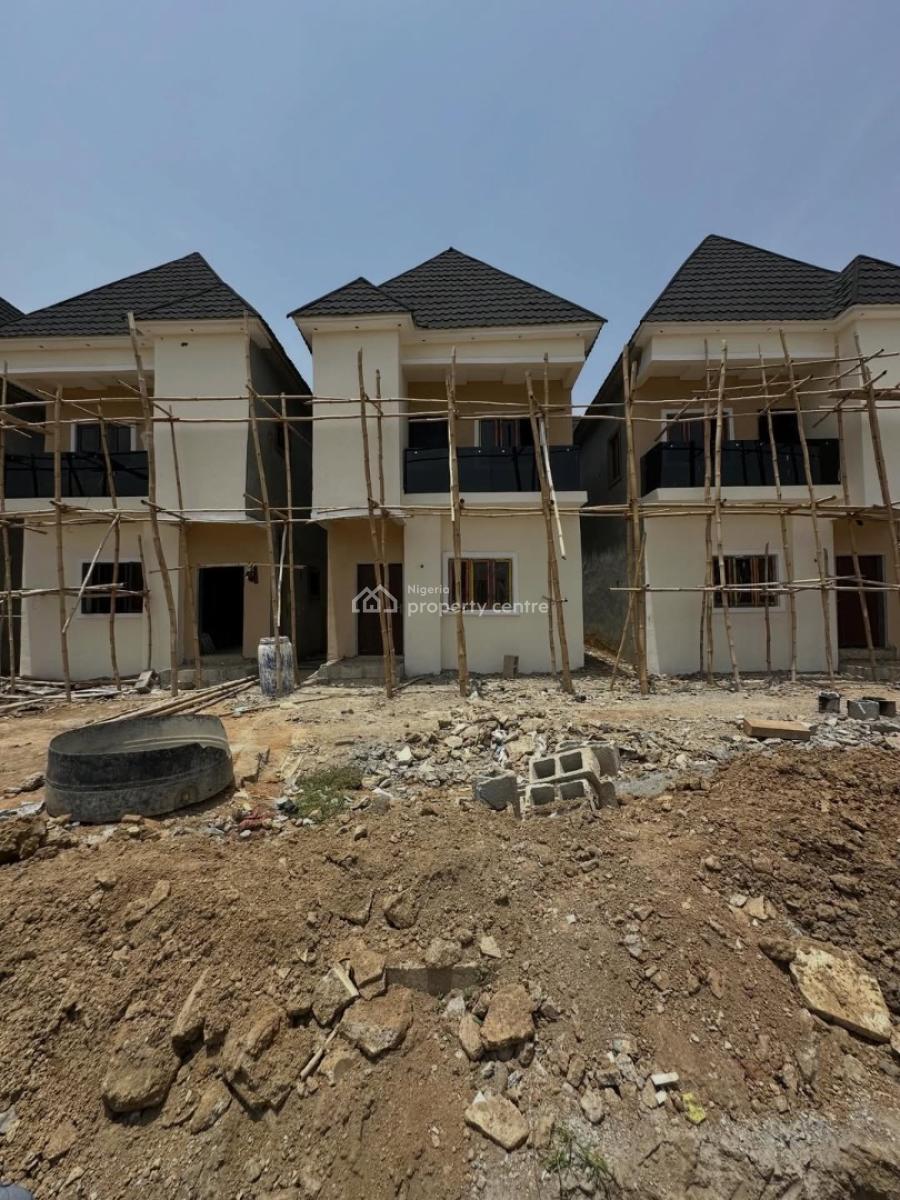 4bedroom Terrace Duplex with a Bq (semi Finished ), Gwarinpa, Abuja, Terraced Duplex for Sale