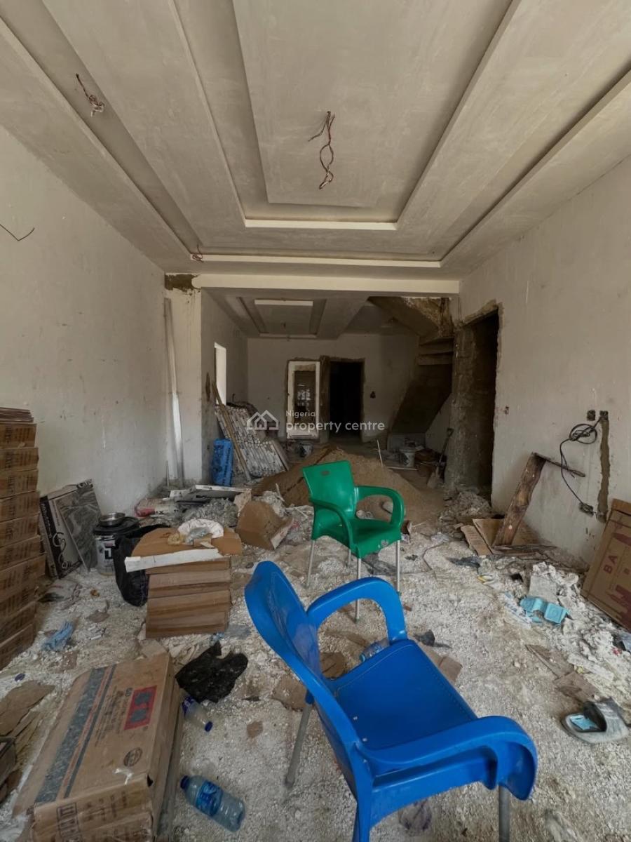 4bedroom Terrace Duplex with a Bq (semi Finished ), Gwarinpa, Abuja, Terraced Duplex for Sale