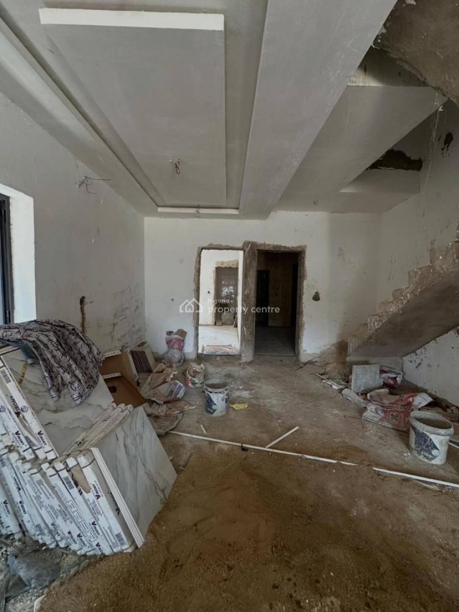 4bedroom Terrace Duplex with a Bq (semi Finished ), Gwarinpa, Abuja, Terraced Duplex for Sale