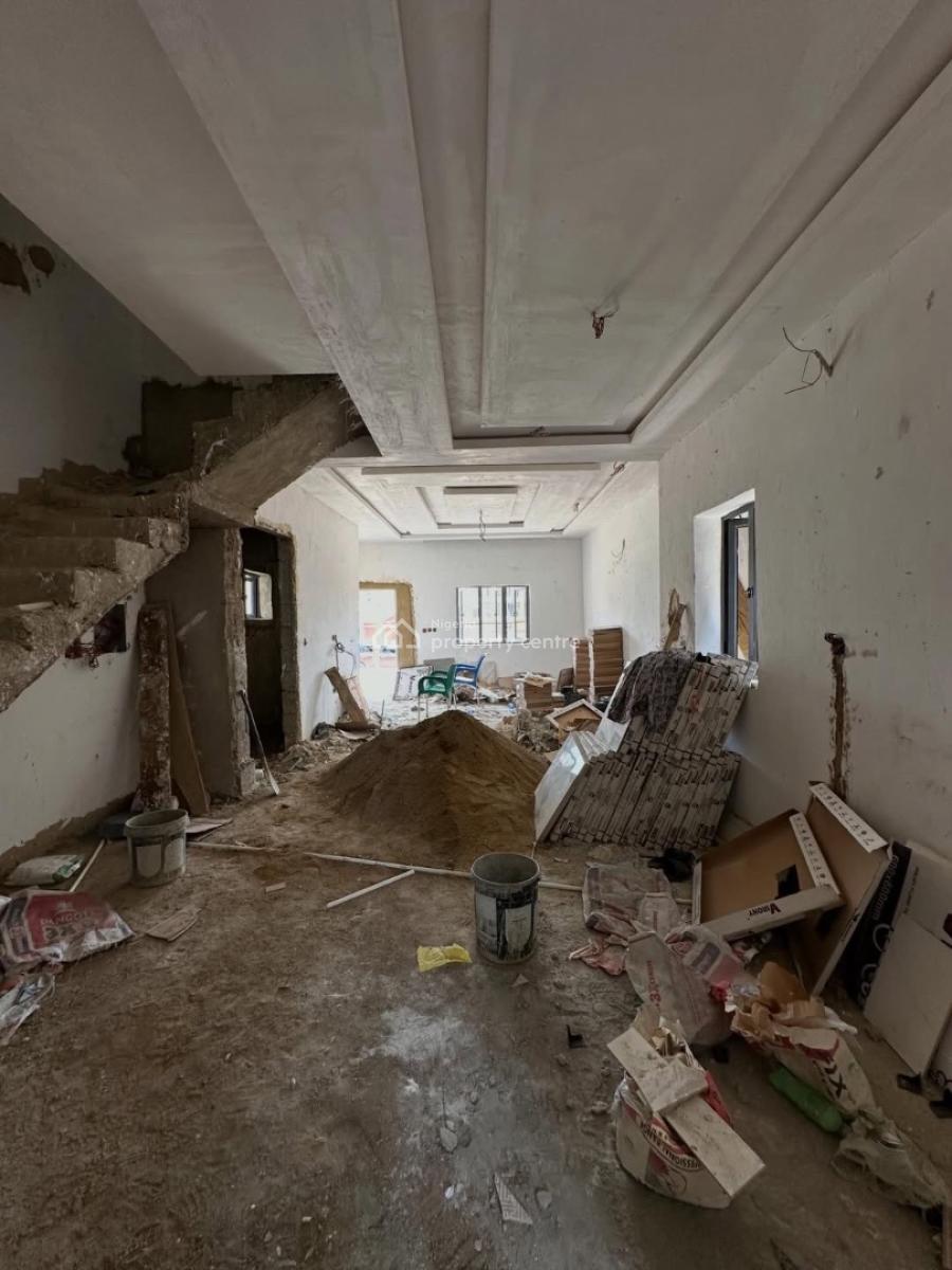 4bedroom Terrace Duplex with a Bq (semi Finished ), Gwarinpa, Abuja, Terraced Duplex for Sale