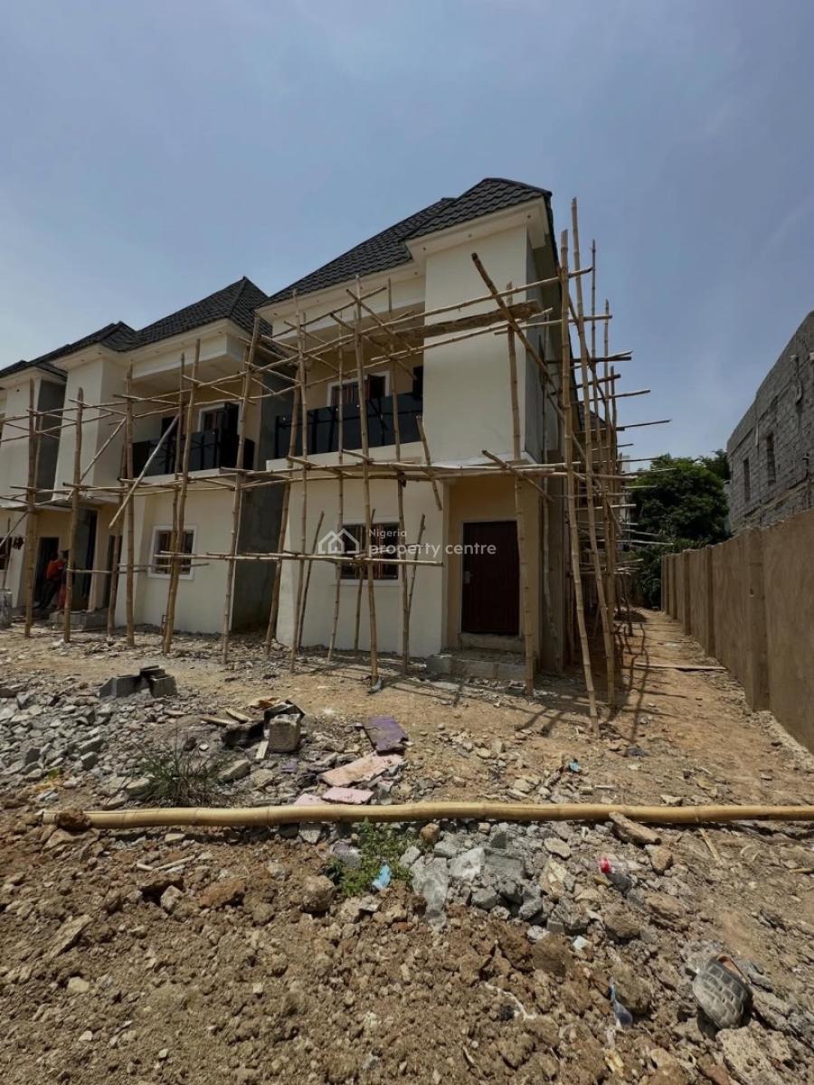 4bedroom Terrace Duplex with a Bq (semi Finished ), Gwarinpa, Abuja, Terraced Duplex for Sale