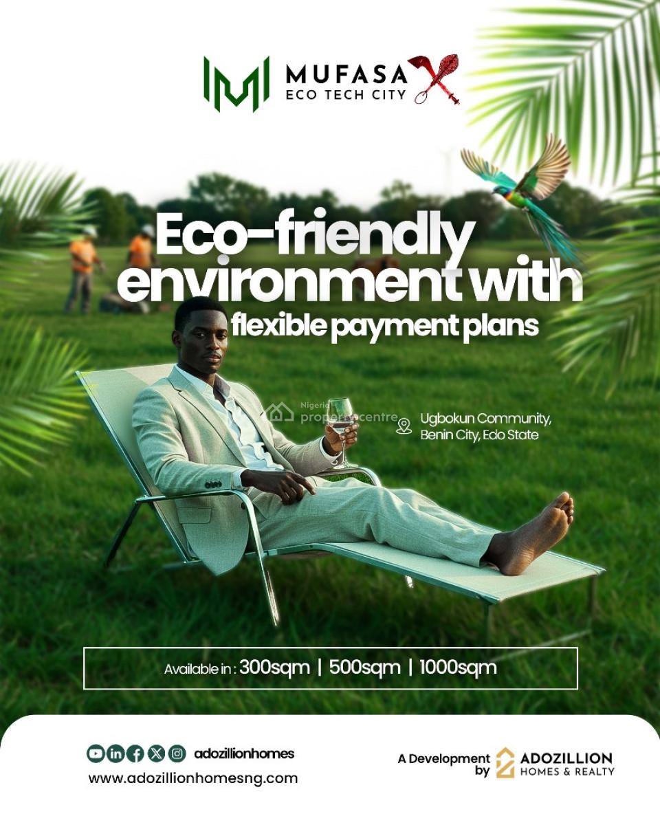 Estate Land, Mufasa Eco Tech City Ugbokun, Benin, Oredo, Edo, Residential Land for Sale