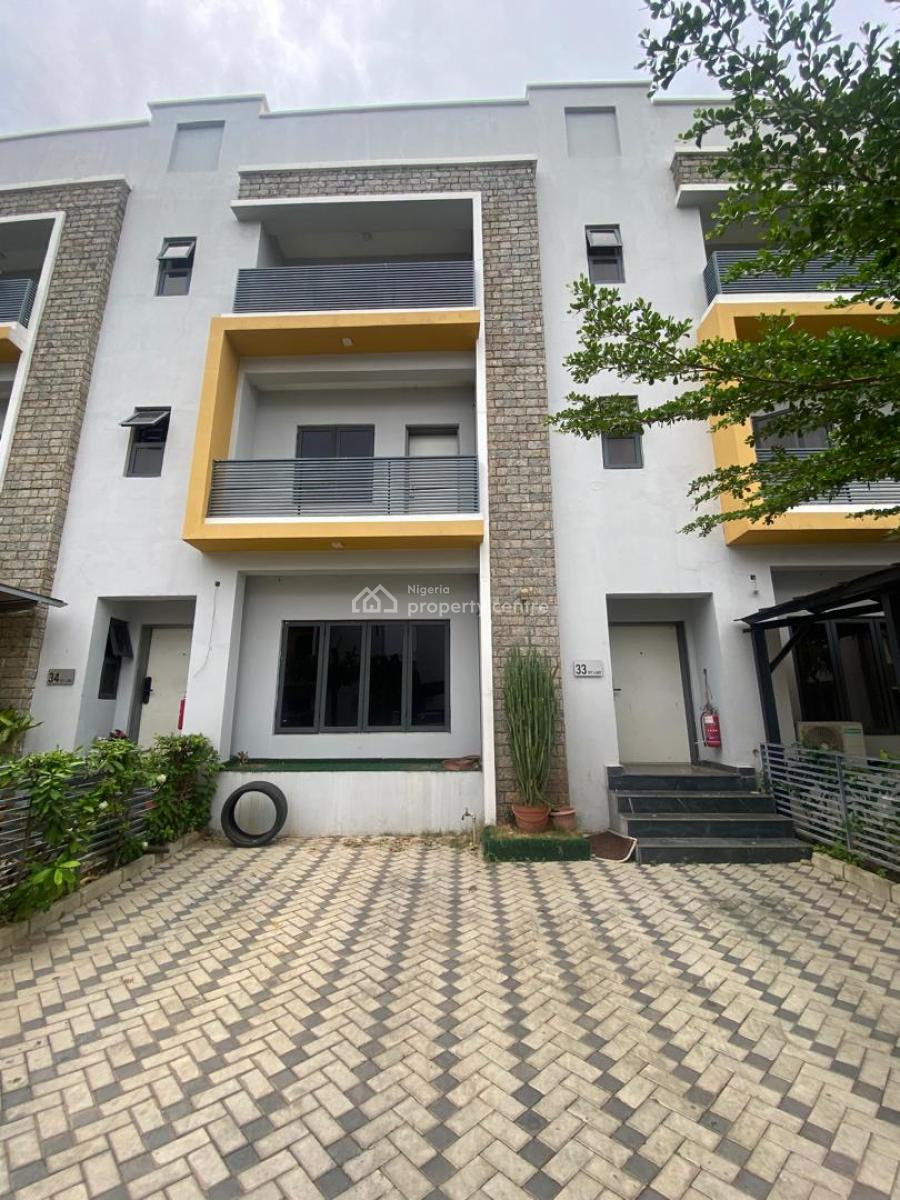 Beautifully Designed 4 Bedroom Serviced & Spacious Terrace Duplex, Bq, Serene and Gated Mini Estste, Wuye, Abuja, Terraced Duplex for Rent
