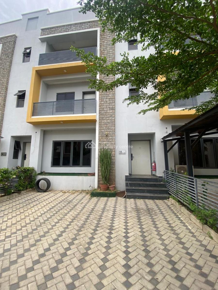 Beautifully Designed 4 Bedroom Serviced & Spacious Terrace Duplex, Bq, Serene and Gated Mini Estste, Wuye, Abuja, Terraced Duplex for Rent