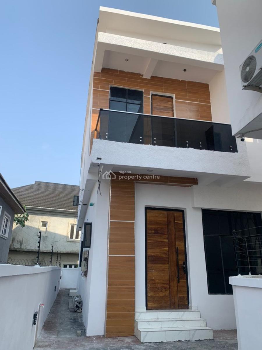 Luxury 4 Bedroom Fully Detached Duplex with Bq and Solar Inverter, Lekki, Sangotedo, Ajah, Lagos, Detached Duplex for Rent