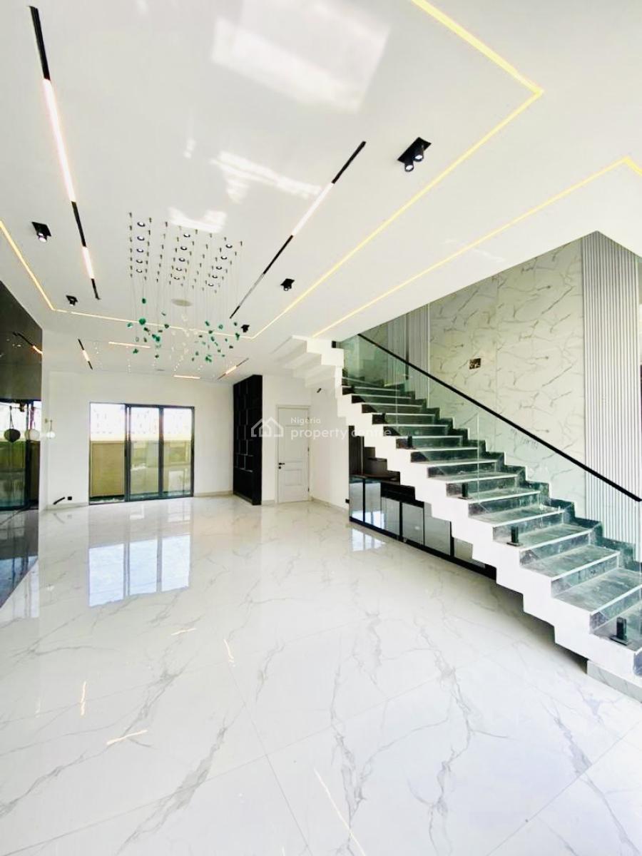 Contemporary 5bedrooms Terrace Duplex with Self Compand, Lekki Phase 1, Lekki, Lagos, Terraced Duplex for Sale