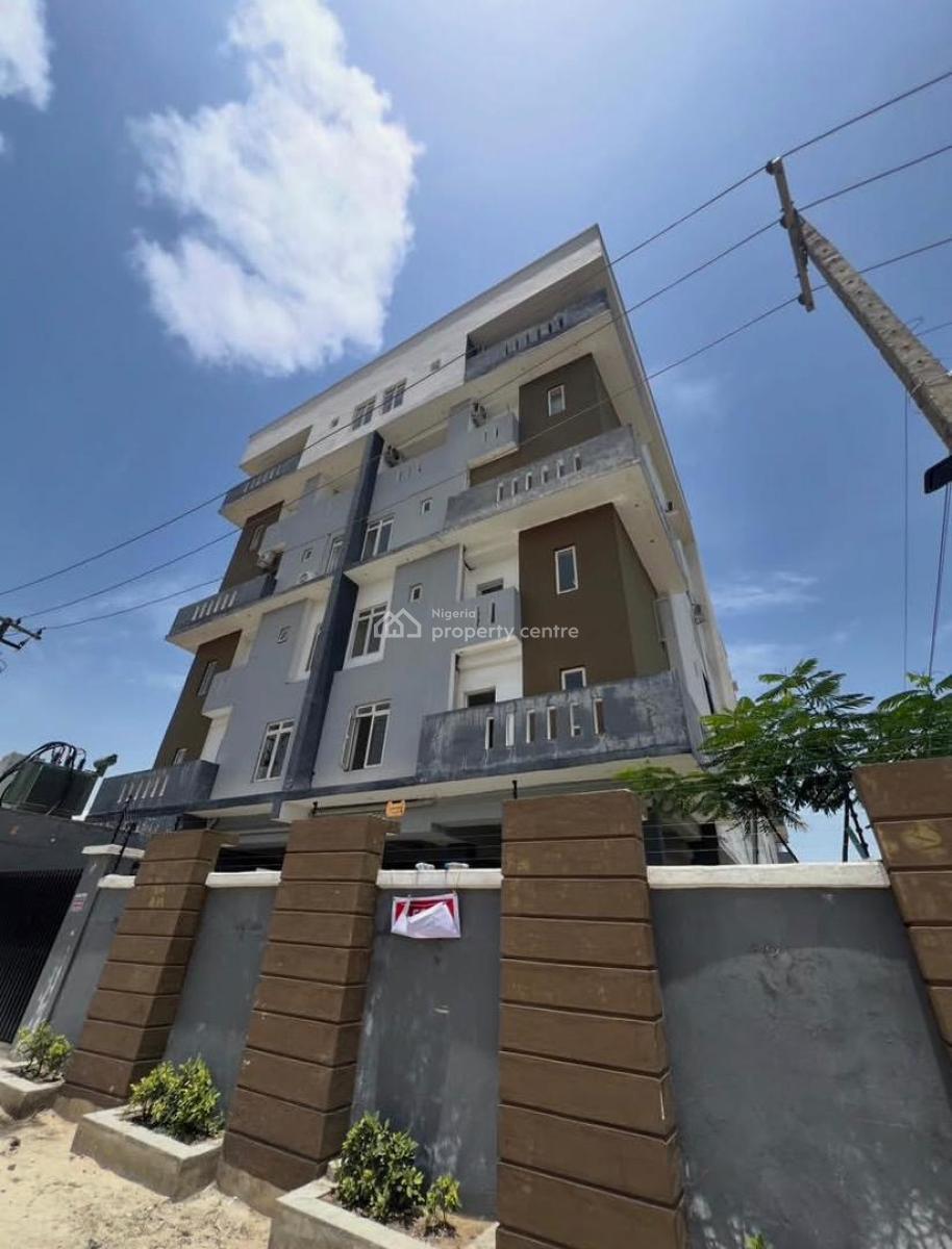 Spacious 1 Bedroom Apartment with Gym and Elevator, Ikate, Lekki, Lagos, Flat / Apartment for Rent