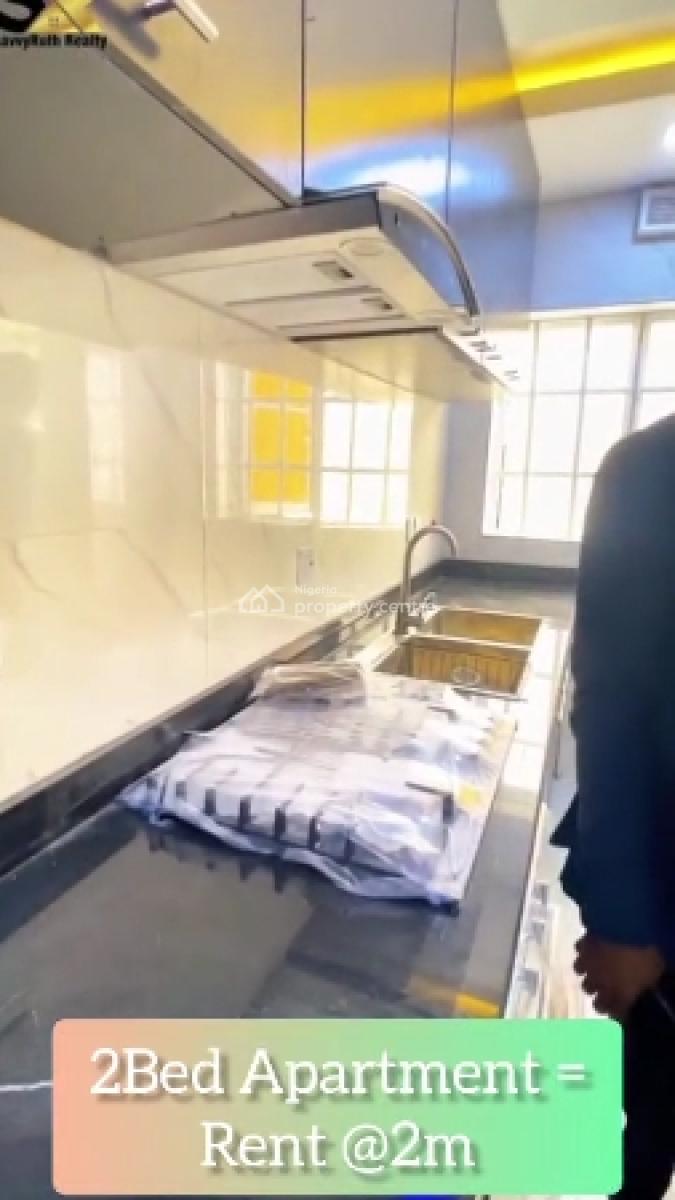 Luxurious Newly Built 2 Bedroom with Solar Light,gas Cooker Upstair, Alexandra Court Igando Ibeju Lekki Lagos, Ibeju Lekki, Lagos, Flat / Apartment for Rent