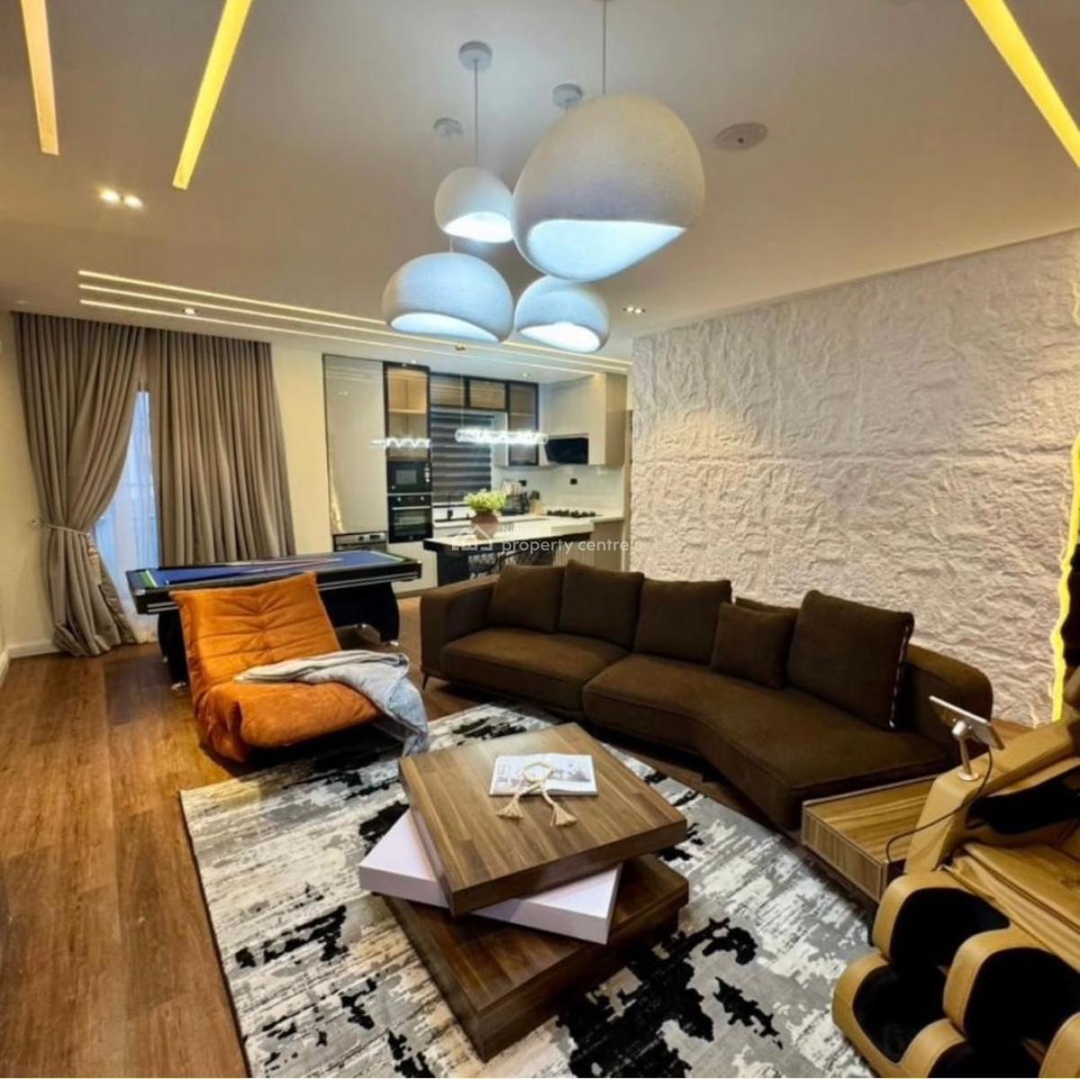 Luxury 2 Bedroom Apartment with Snooker, Swimming Pool and Tennis Boar, Lekki Phase 1, Lekki, Lagos, Flat / Apartment Short Let