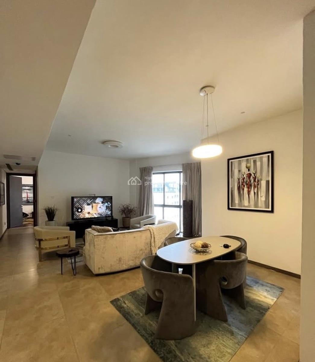 4th Floor Furnished 1 Bedroom Apartment with Bq Pool Elevator &  Gym, Victoria Island (vi), Lagos, Flat / Apartment for Rent