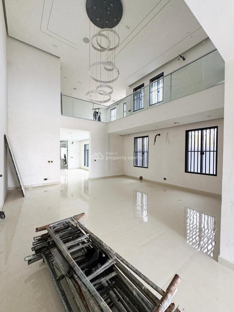 Luxury 5-bedroom Semi-detached House + 3 Bqs, Pool, Cinema, Study, Ikate, Lekki, Lagos, Semi-detached Duplex for Sale