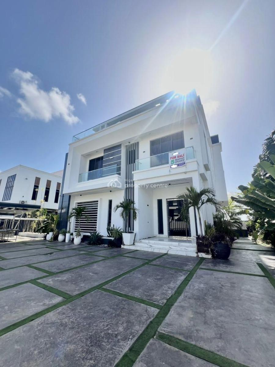 Contemporary Luxury Automated Gome with Cinema, Rooftop Terrace& Gym, Osapa, Lekki, Lagos, Detached Duplex for Sale