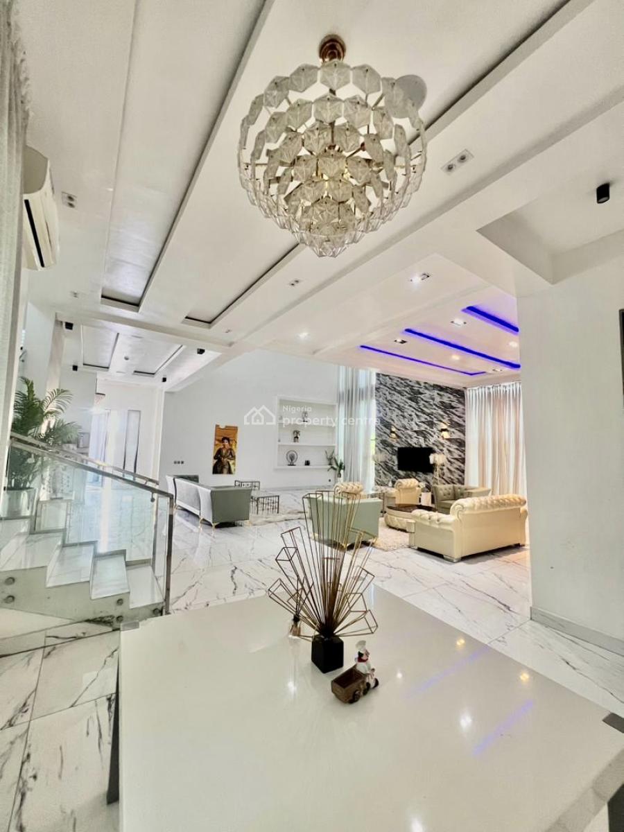 Contemporary Luxury Automated Gome with Cinema, Rooftop Terrace& Gym, Osapa, Lekki, Lagos, Detached Duplex for Sale