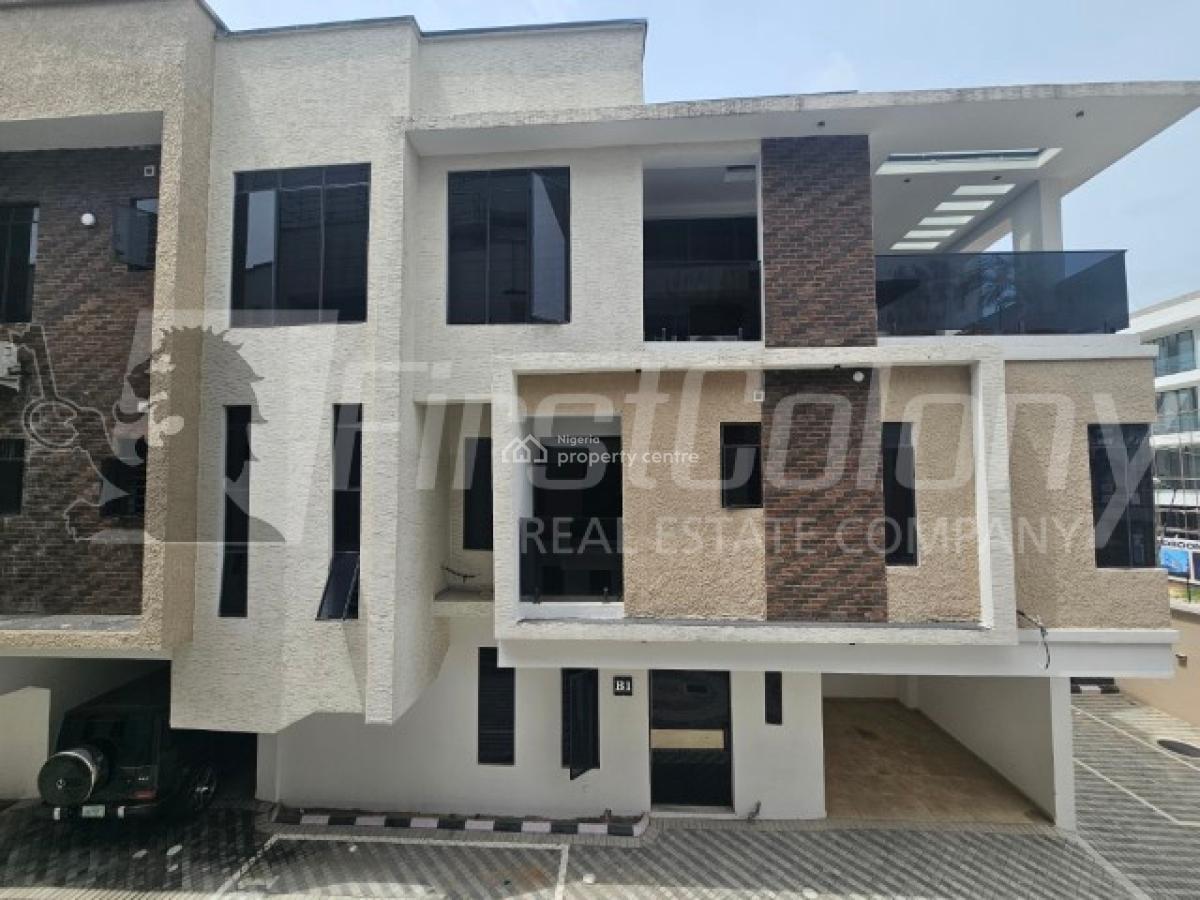 New Built 4 Bedroom Terraced House with Essential Facilities, Lekki Phase 1, Lekki, Lagos, Terraced Duplex for Rent