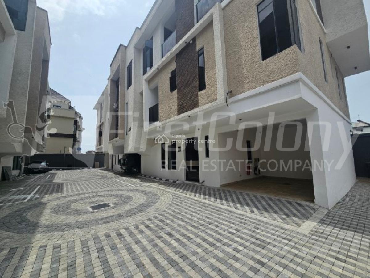 New Built 4 Bedroom Terraced House with Essential Facilities, Lekki Phase 1, Lekki, Lagos, Terraced Duplex for Rent