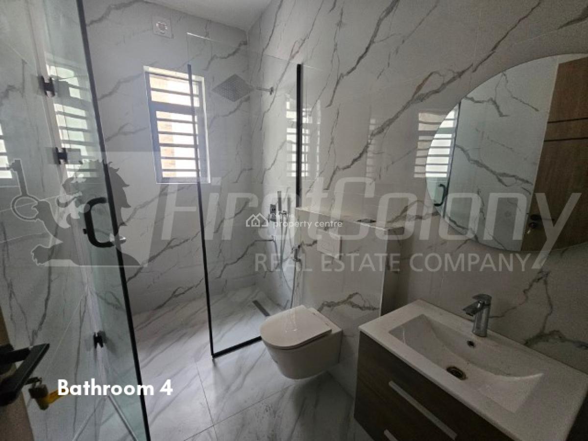 New Built 4 Bedroom Terraced House with Essential Facilities, Lekki Phase 1, Lekki, Lagos, Terraced Duplex for Rent