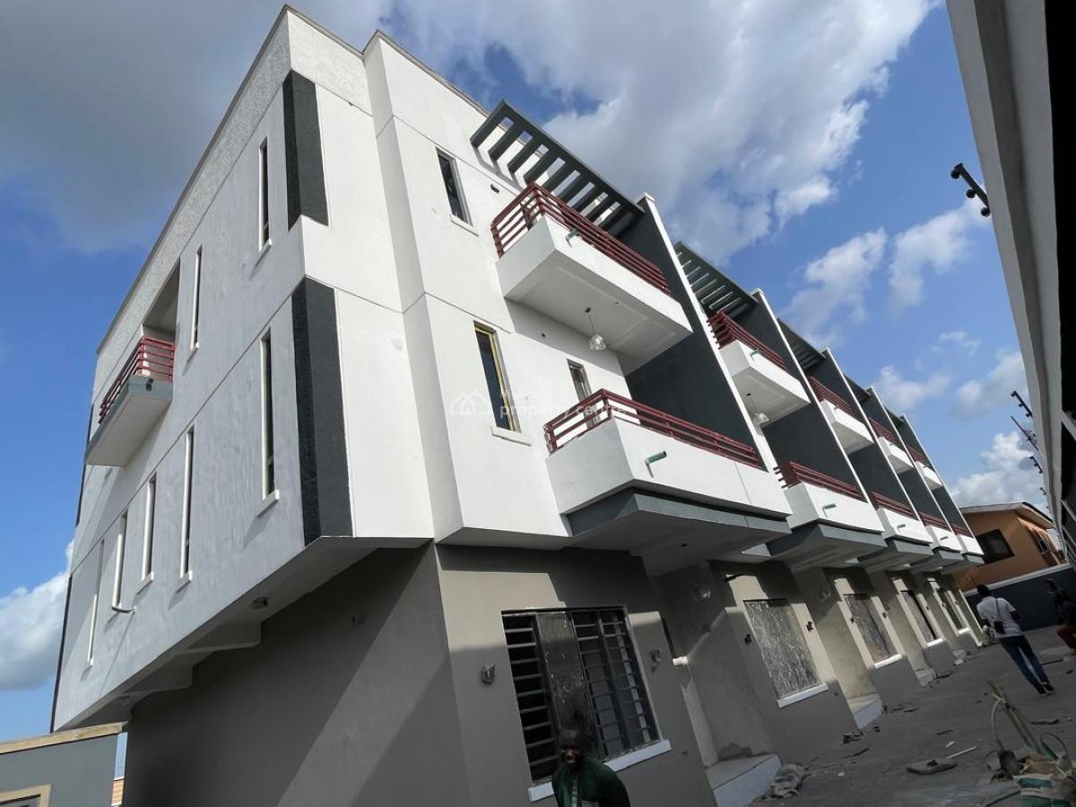 Newly Built 4 Bedrooms Terraced Duplex with Self Parking Space, Ojodu Berger, Ojodu, Lagos, Terraced Duplex for Rent