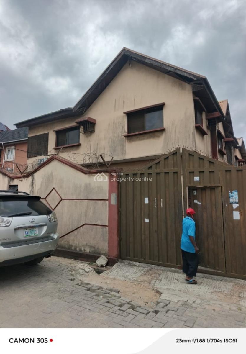 a Strongly Built Detached House, Off Twins Obasa Street, Medina Estate Road, Gbagada, Lagos, Detached Duplex for Sale